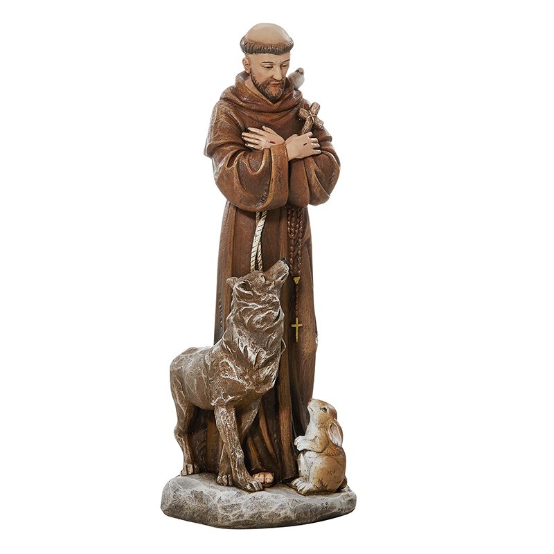 Toscana 8" Statue - Saint Francis with the animals