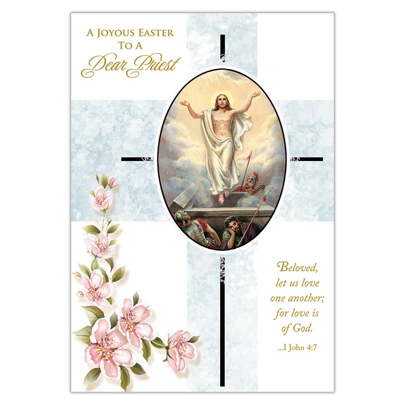 A Joyous Easter to a Dear Priest Card