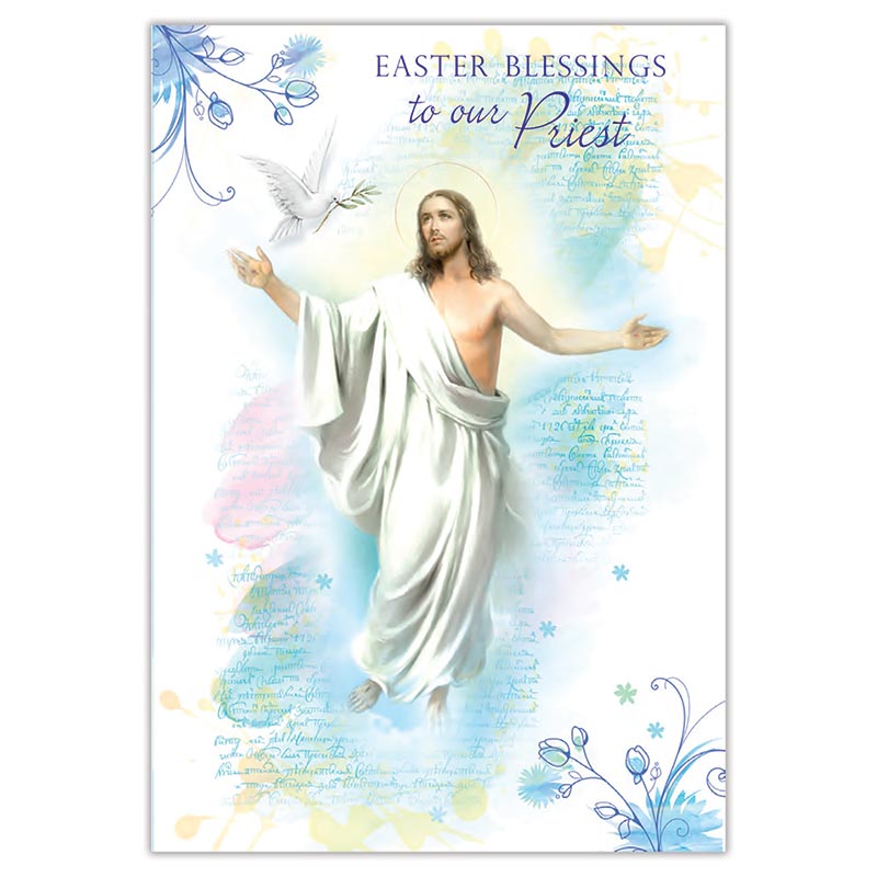 Easter Blessings to Our Priest Card
