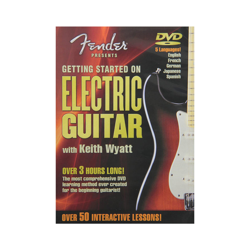 FENDER GETTING STARTED ON THE ELECTRIC GUITAR DVD USED