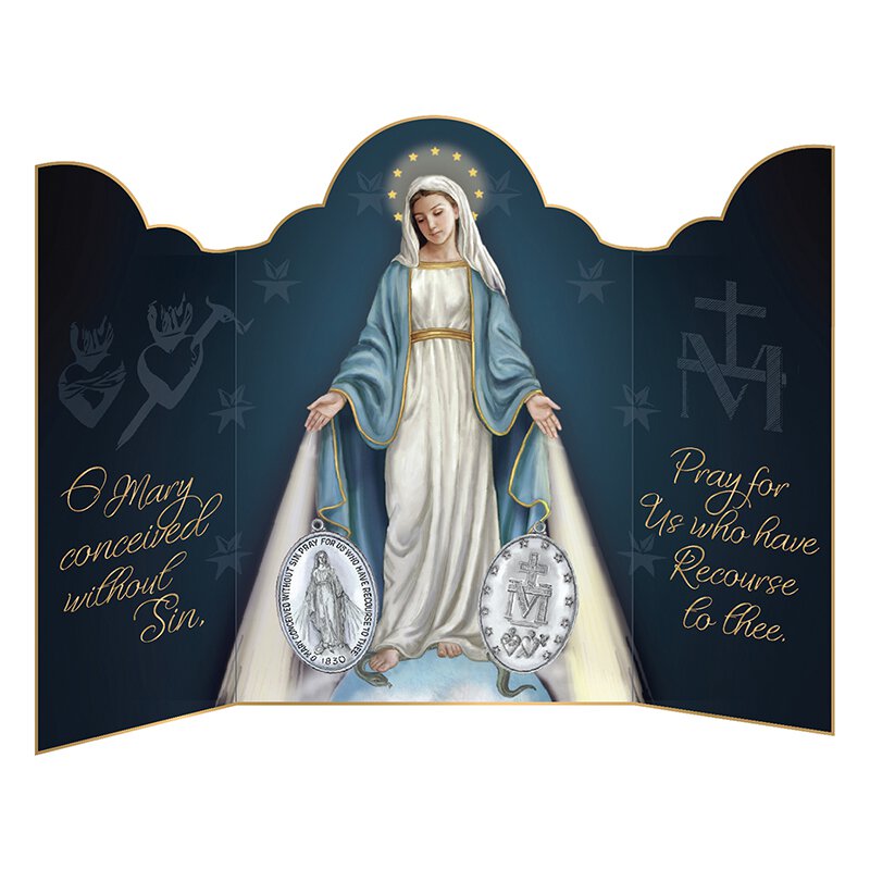 Triptych Card - Immaculate Heart