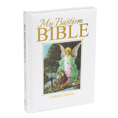 starter bible from Aquinas Kids® is an excellent gift to introduce children to a lifetime of love of the Scriptures. Includes 47 exciting stories with beautifully illustrated pictures, My Baptism Bible captures a child's vivid imagination and enhances their exploration of the Bible.