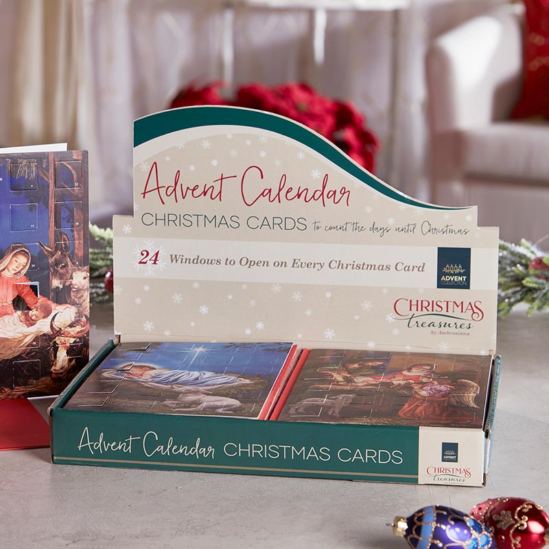Mini Advent Calendar Card Display