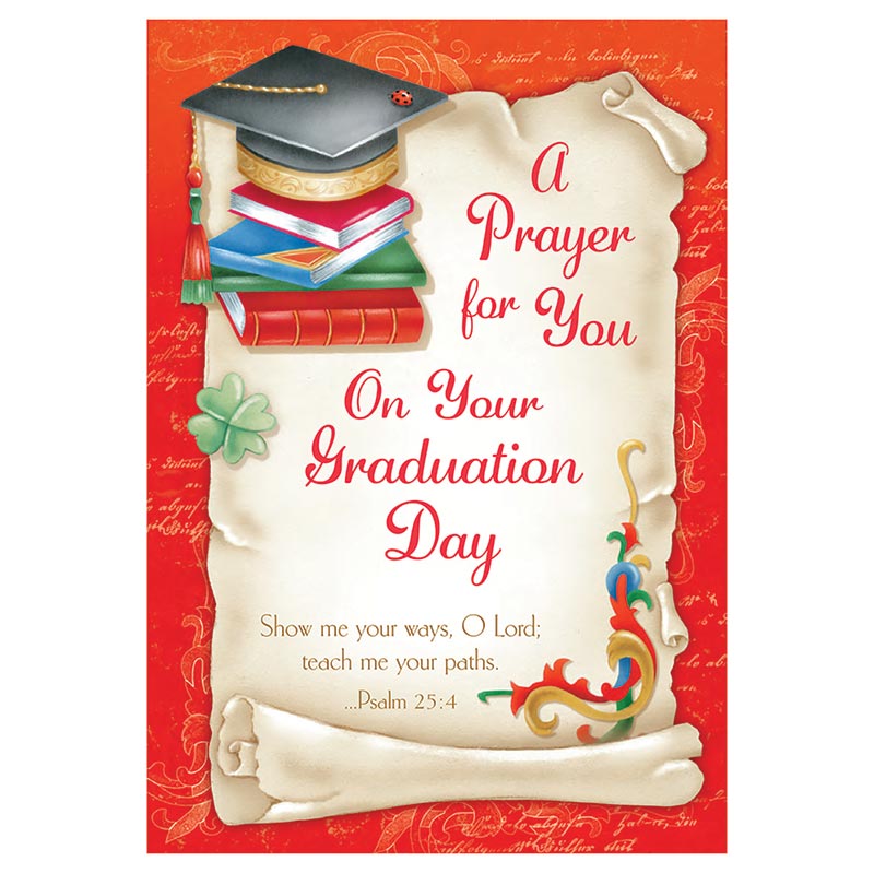 A Prayer for You on Your Graduation Day Card