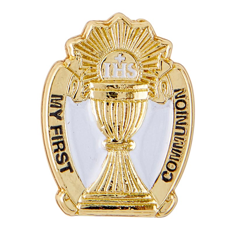 First Communion Chalice Lapel Pin