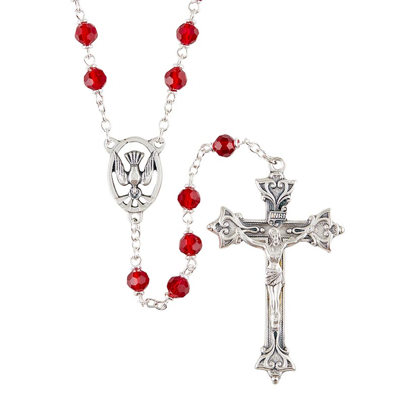 Loc-Link Confirmation Rosary - Ruby