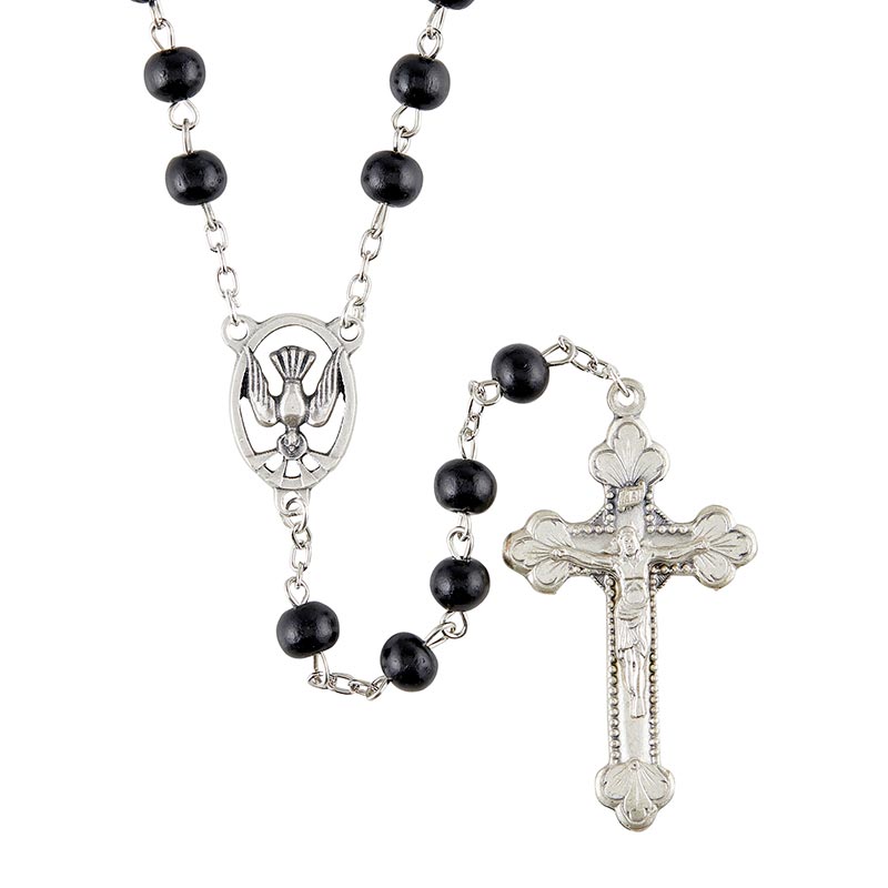 Confirmation Rosary - Black