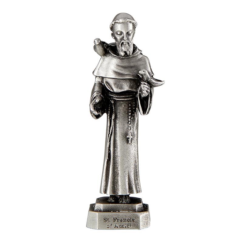 3 1/2" St Francis Of Assisi Statue