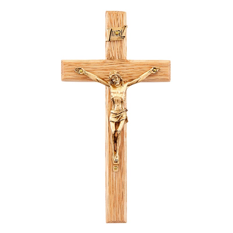 Oak Crucifix