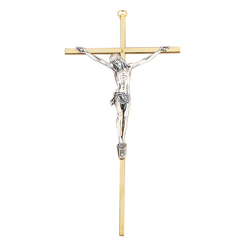 Crucifix with Gold Plated Corpus