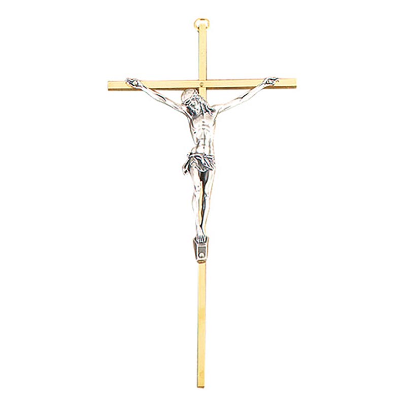 Crucifix with Antique Pewter Corpus