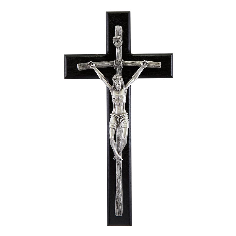 Black Papal Crucifix