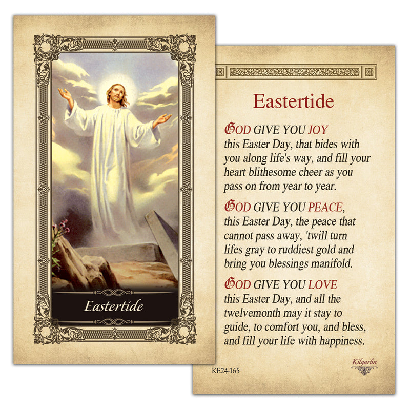 Eastertide Kilgarlin Laminated Prayer Card