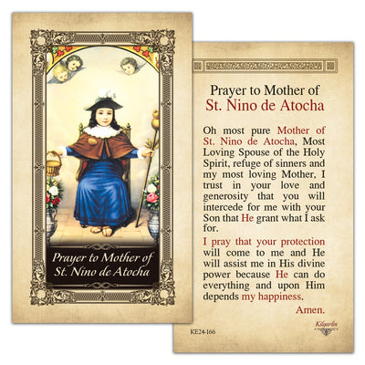 Mother of St. Nino de Atocha Kilgarlin Laminated Prayer Card