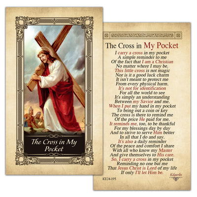 The Cross in My Pocket Prayer Card