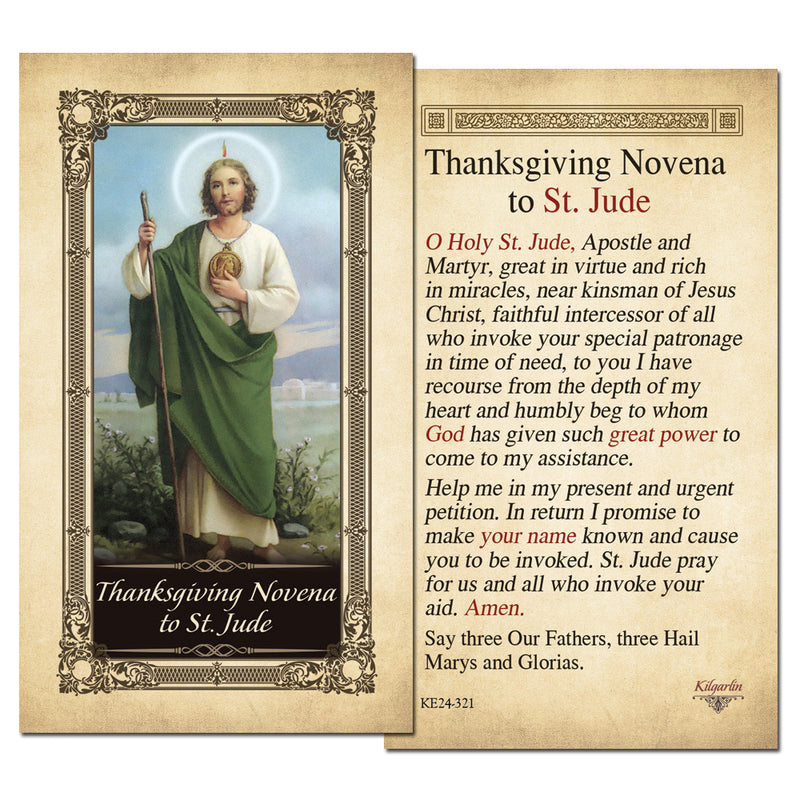 Thanksgiving St. Jude Prayer Card
