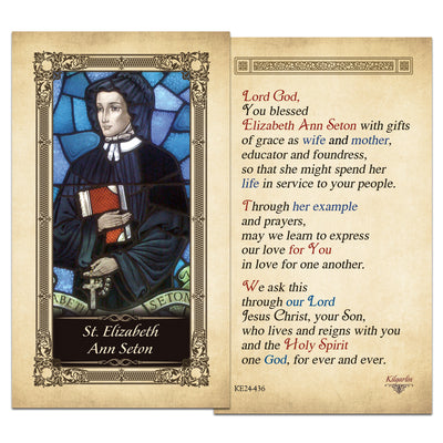 St. Elizabeth Ann Seton Prayer Card