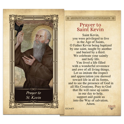 St. Kevin Prayer Card