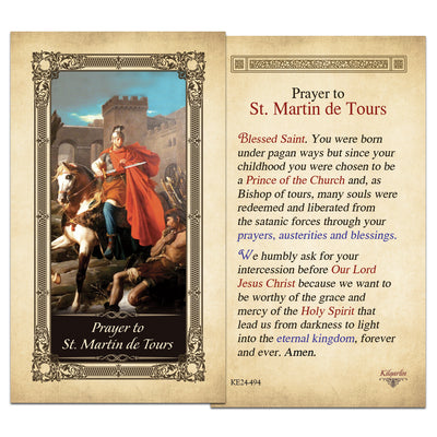 St. Martin de Tours Prayer Card
