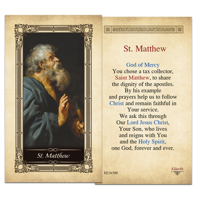 St. Matthew Prayer Card