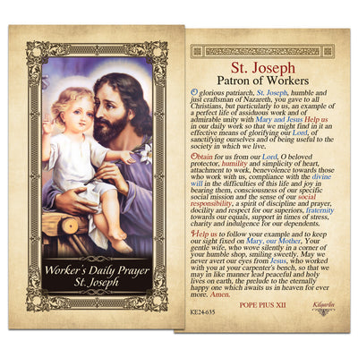 St. Joseph Prayer Card