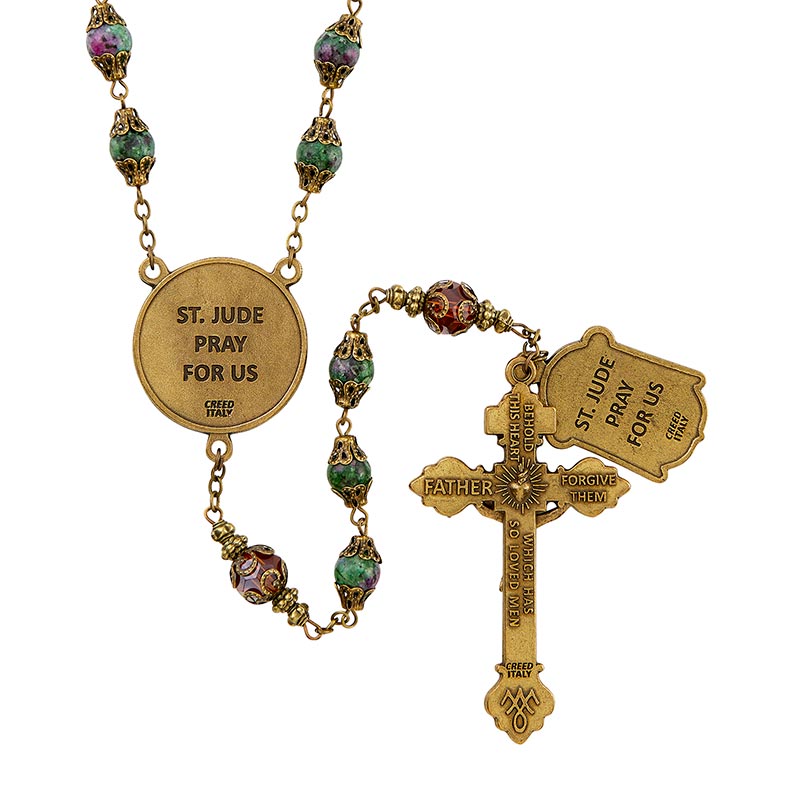 Vintage Rosary - Saint Jude