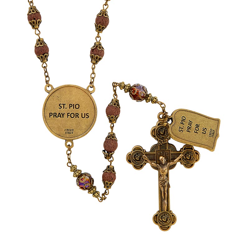 Vintage Rosary - Padre Pio