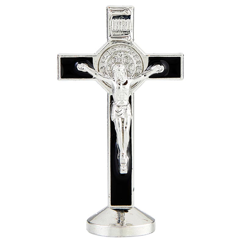 Standing Saint Benedict Crucifix