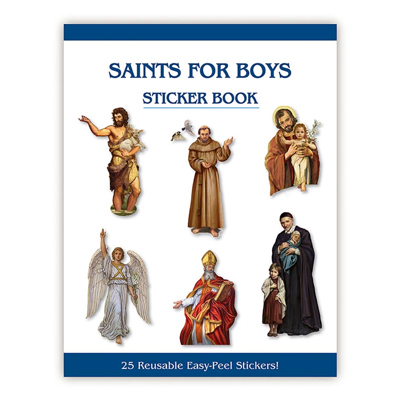 Aquinas Kids® Sticker Book - Saints for Boys