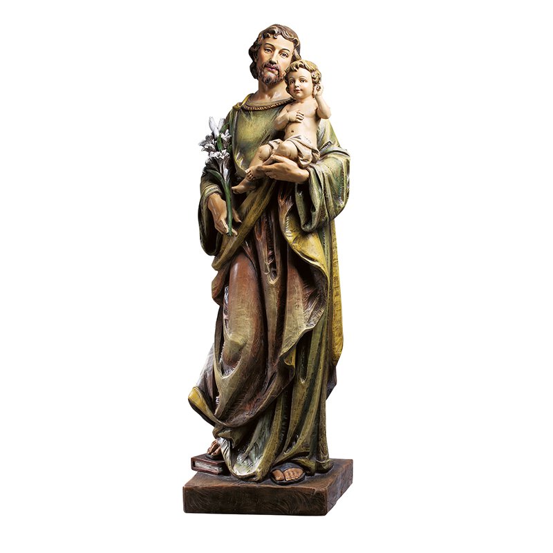 48" Saint Joseph with Child Statue