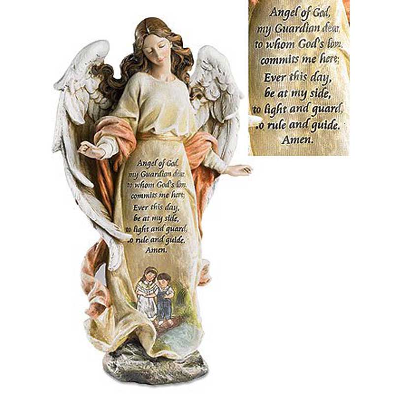 Figures of Faith - Guardian angel with children