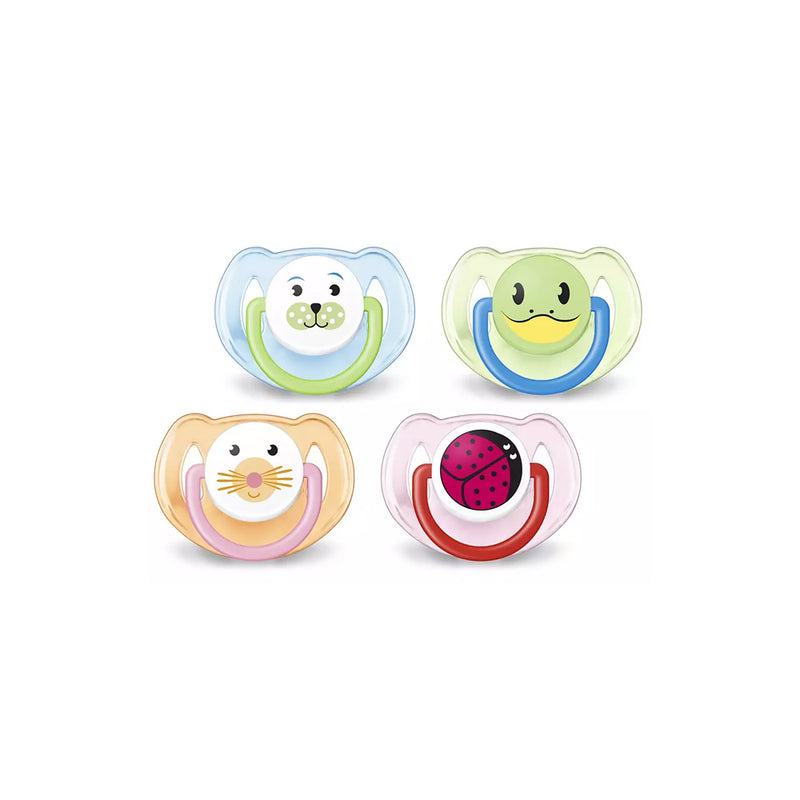 Philips Avent Classic pacifier Animal - Pack of 2 (6 - 18 M)