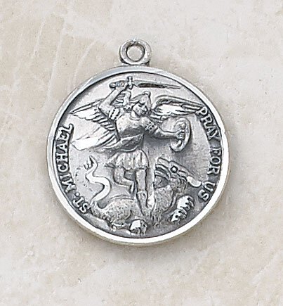 Sterling Patron Saint Michael Medal