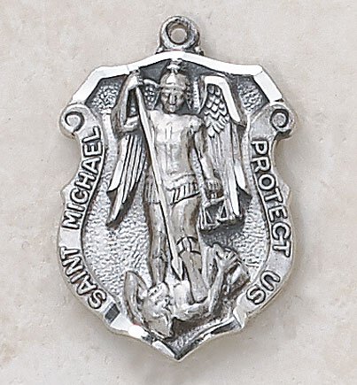 Sterling Patron Saint Michael Medal