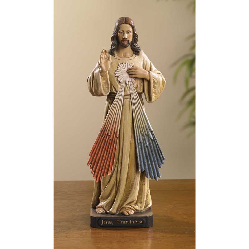 8"H Divine Mercy Statue