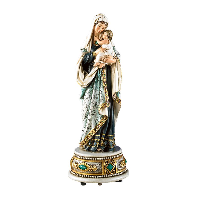 Adoring Madonna & Child Musical Figurine - Ave Maria