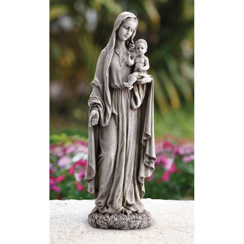 Our Lady Of Grace and Baby Jesus Garden Statue