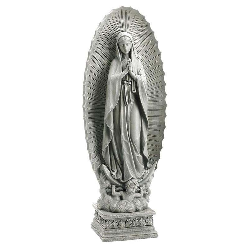 37.5" Our Lady Of Guadalupe Garden Statue