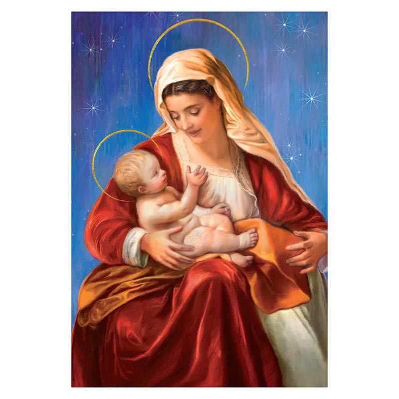 Mary and Infant Jesus Card
