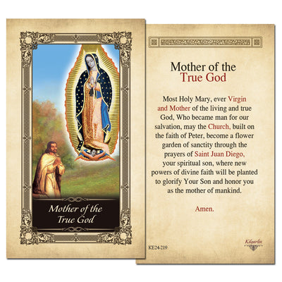 Mother of the True God Kilgarlin Laminated Prayer Card