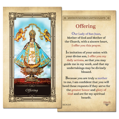 Offering Kilgarlin Laminated Prayer Card