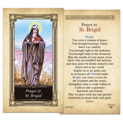 St. Brigid Prayer Card