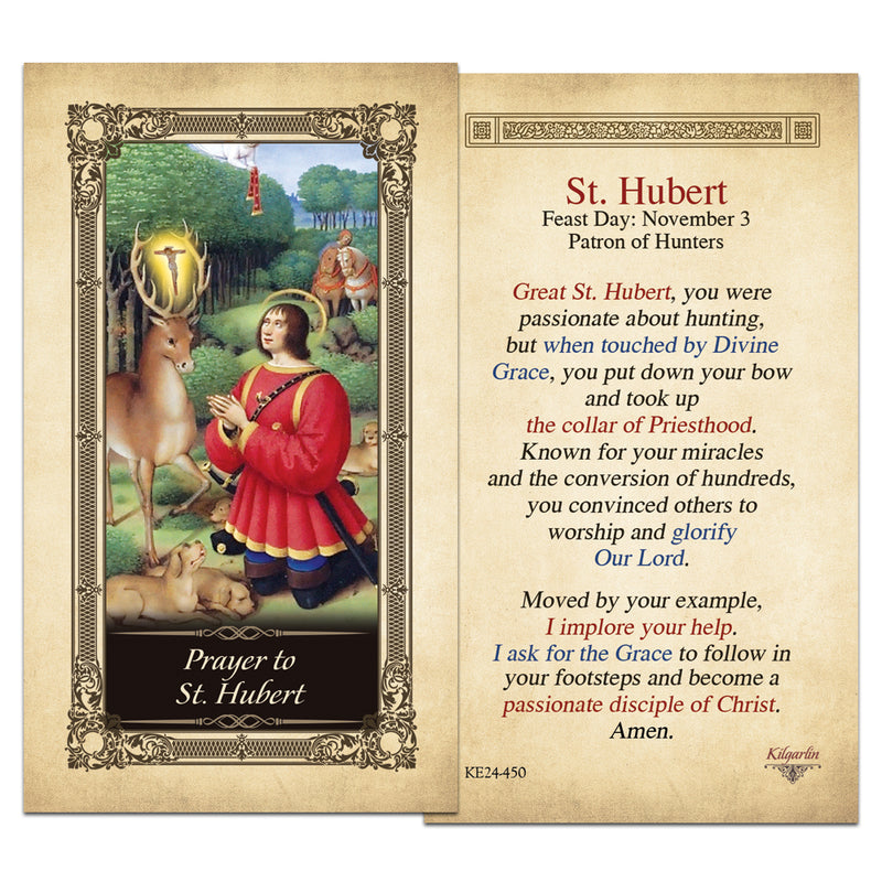 St. Hubert Prayer Card